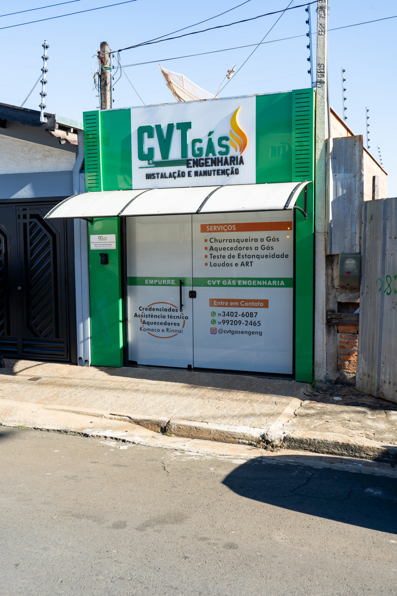 Fachada CVT Gás